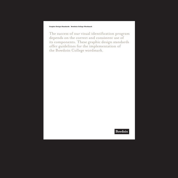 Bowdoin College Cover Design